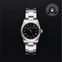 Rolex Certified Pre-owned Oyster Perpetual M77080-0022 front on black background