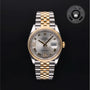 Rolex Certified Pre-owned Datejust M126233-0031 front on black background