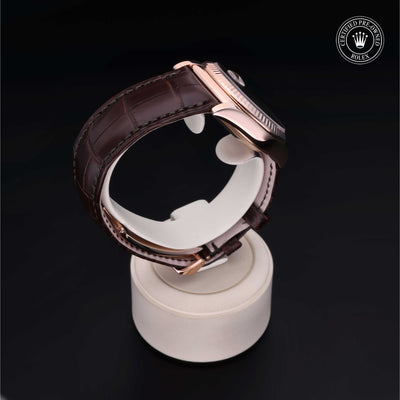 Rolex Certified Pre-owned Day-date M118135-0003 front on black background