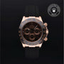 Rolex Certified Pre-owned Daytona M116515LN-0015 front on black background