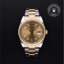 Rolex Certified Pre-owned Datejust M126333-0009 front on black background