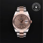 Rolex Certified Pre-owned Datejust M126301-0007 front on black background