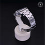 Rolex Certified Pre-owned GMT M16710-0005 front on black background