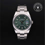 Rolex Certified Pre-owned Datejust M126300-0021 front on black background