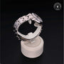 Rolex Certified Pre-owned Lady Datejust Pearlmaster M80299-0073 front on black background