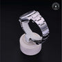 Rolex Certified Pre-owned Oyster Perpetual M124300-0003 front on black background