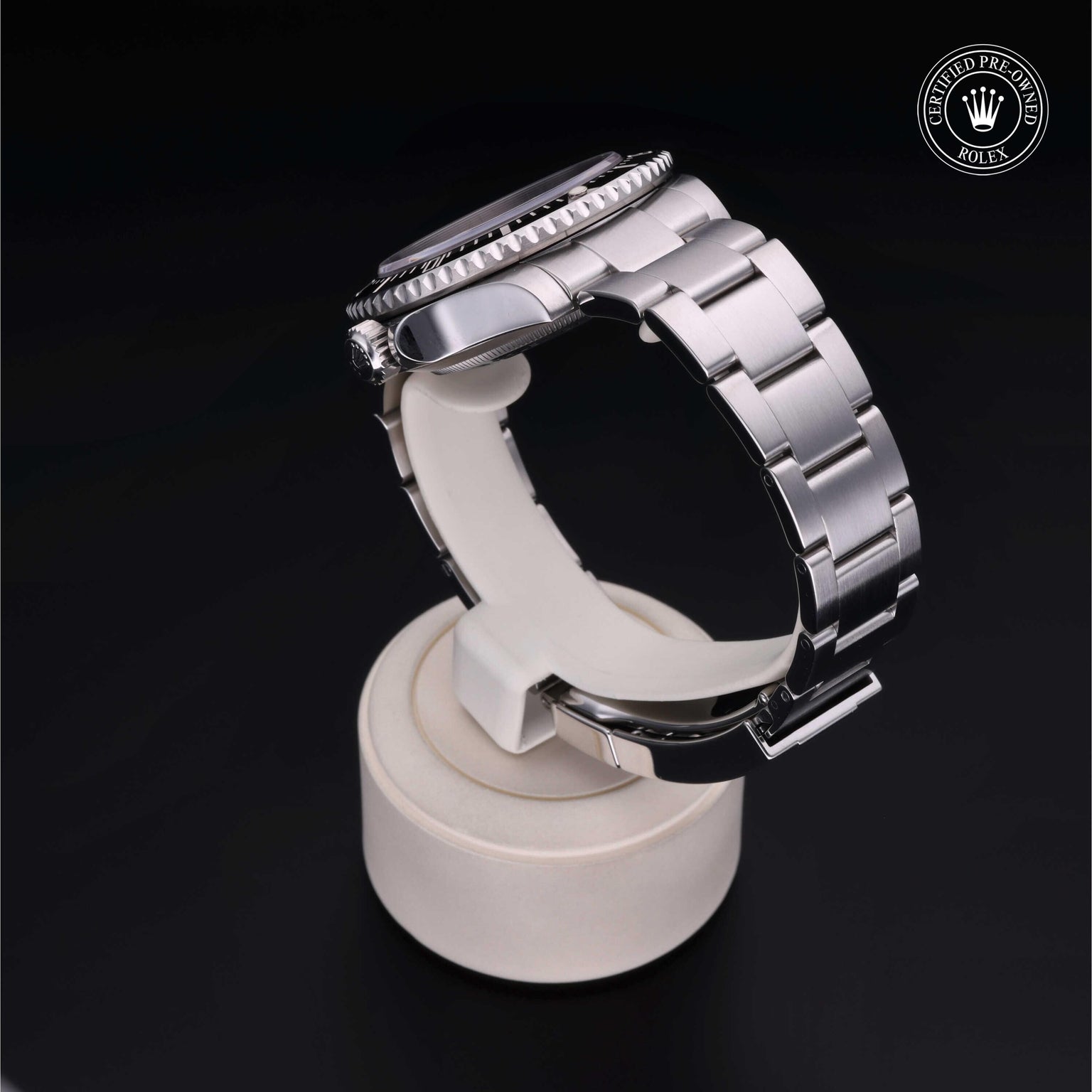 Rolex CPO Sea-Dweller M116600 front on white background