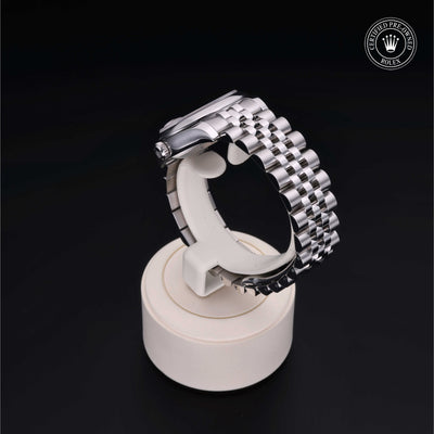 Rolex Certified Pre-owned Lady Datejust M178240-0001 front on black background