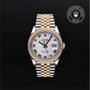 Rolex Certified Pre-owned Datejust M126283RBR-0015 front on black background