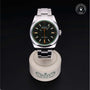 Rolex Certified Pre-owned Milgauss M116400GV-0001 front on black background