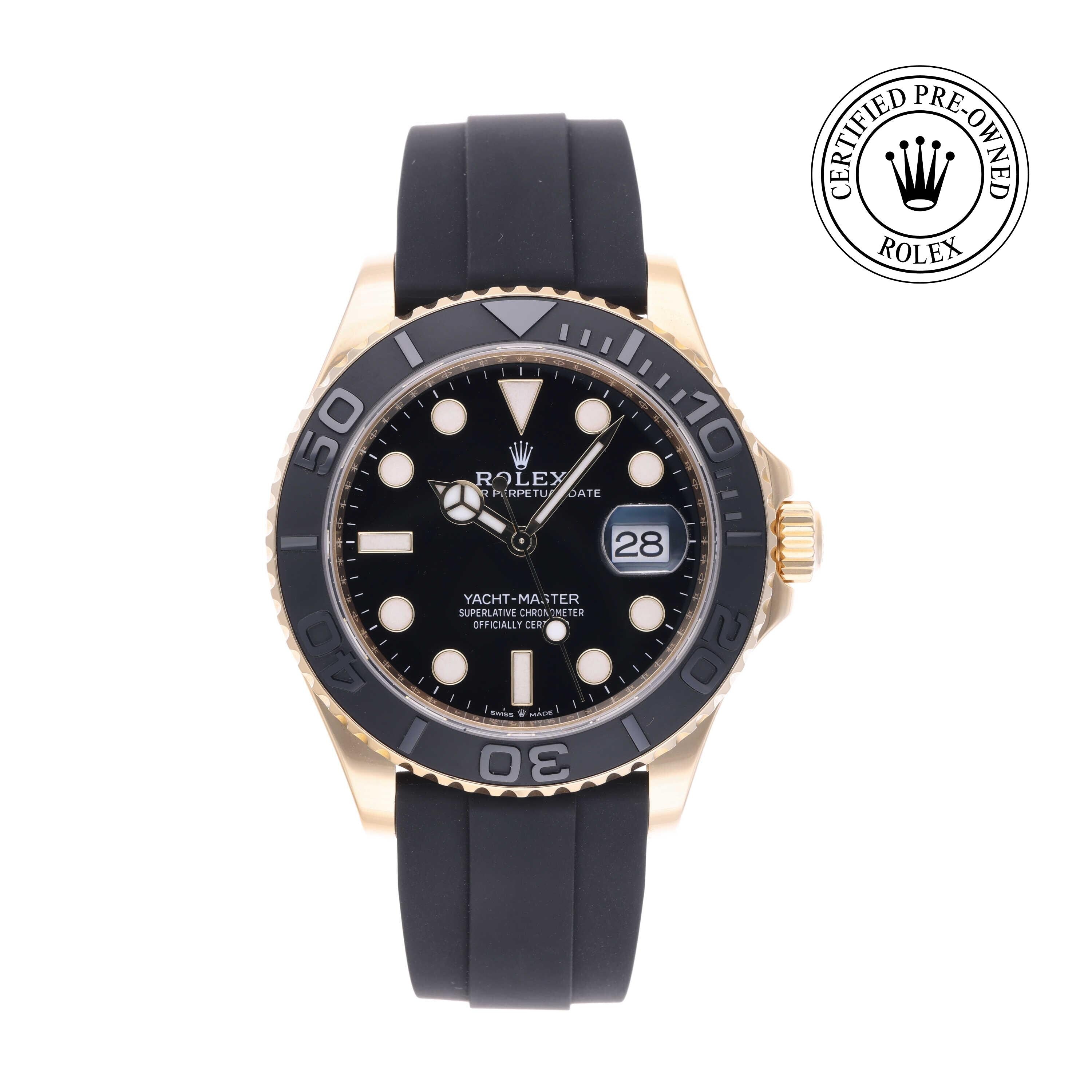Rolex CPO Yacht-Master M226658 front on white background