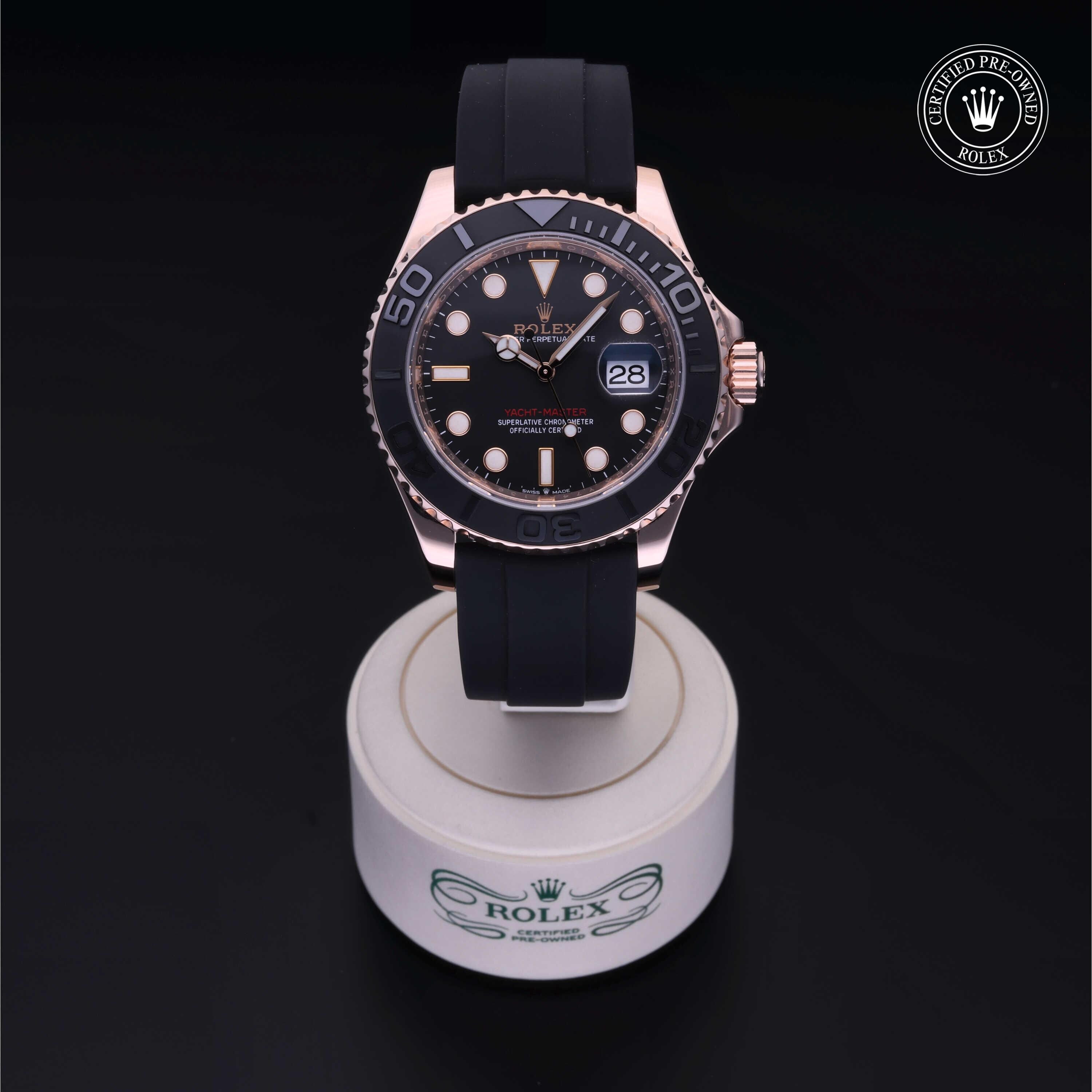 Rolex CPO Yacht-Master M126655 front on white background
