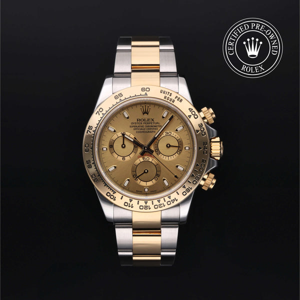 Rolex CPO Daytona M116503 front on white background