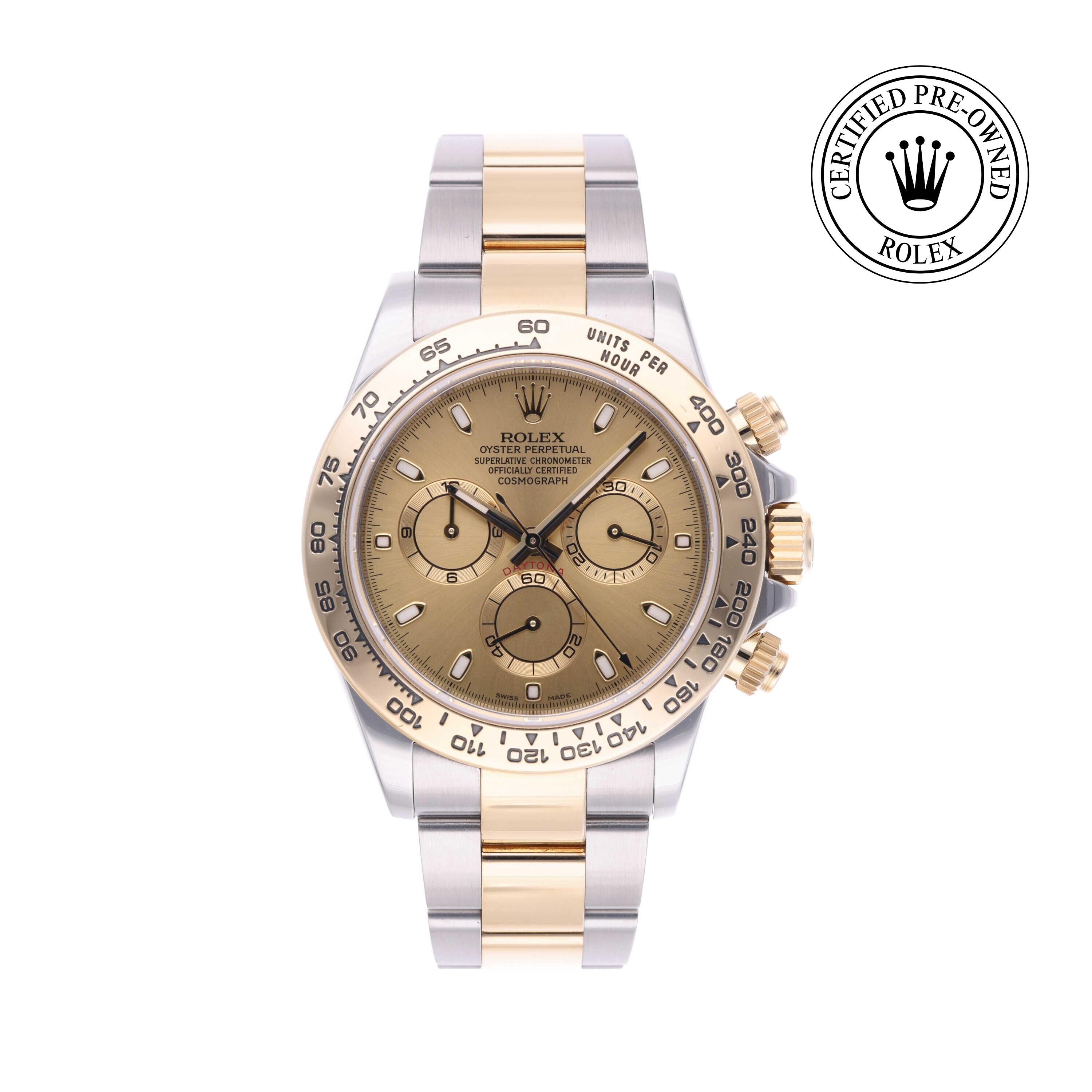 Rolex CPO Daytona M116503 front on white background