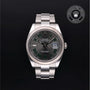 Rolex Certified Pre-owned Datejust M126334-0021 front on black background