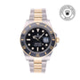 Rolex CPO Submariner M126613LN front on white background