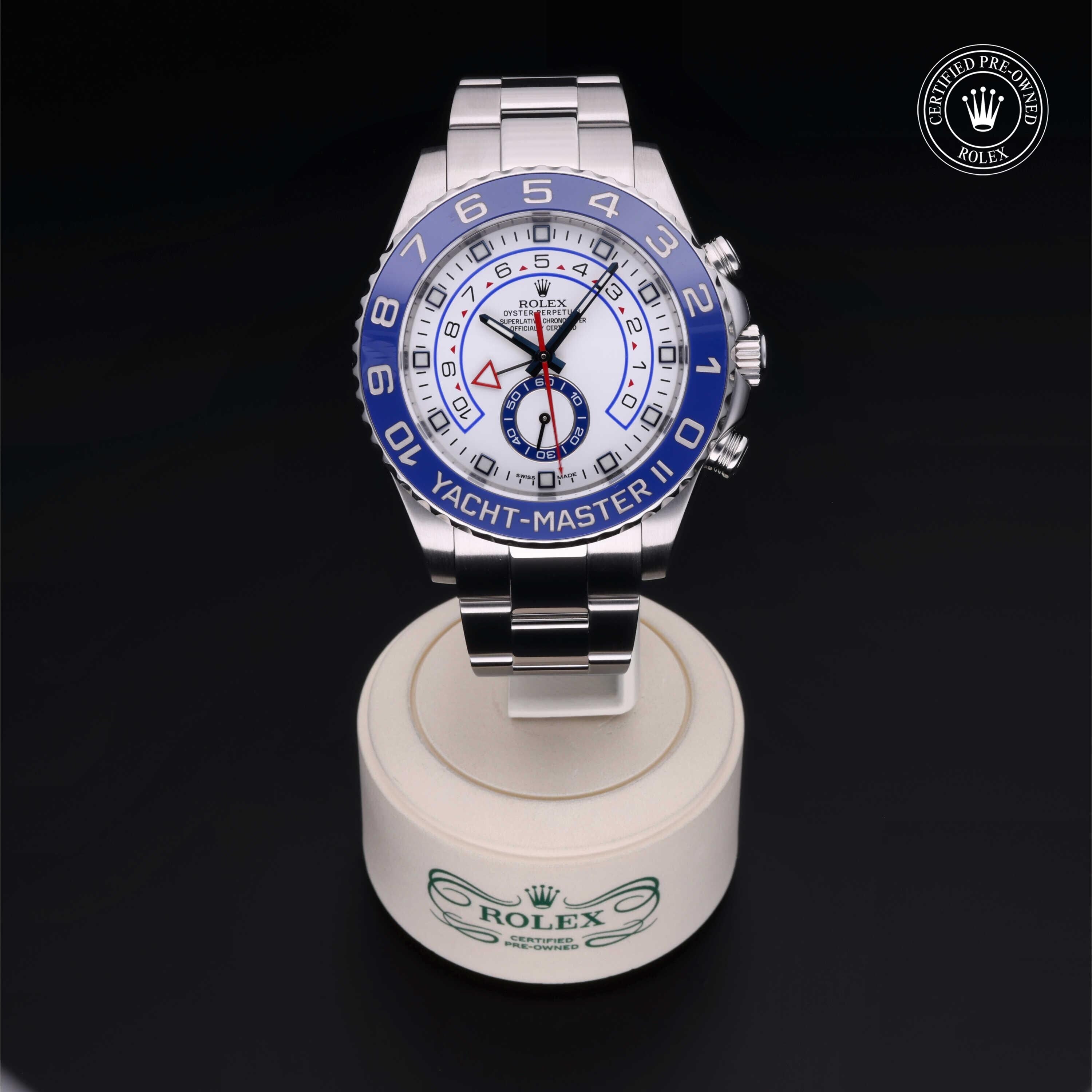 Rolex CPO Yacht-Master M116680 front on white background