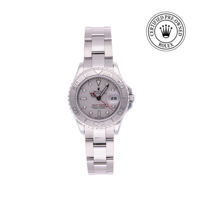 Rolex CPO Yacht-Master M169622 front on white background