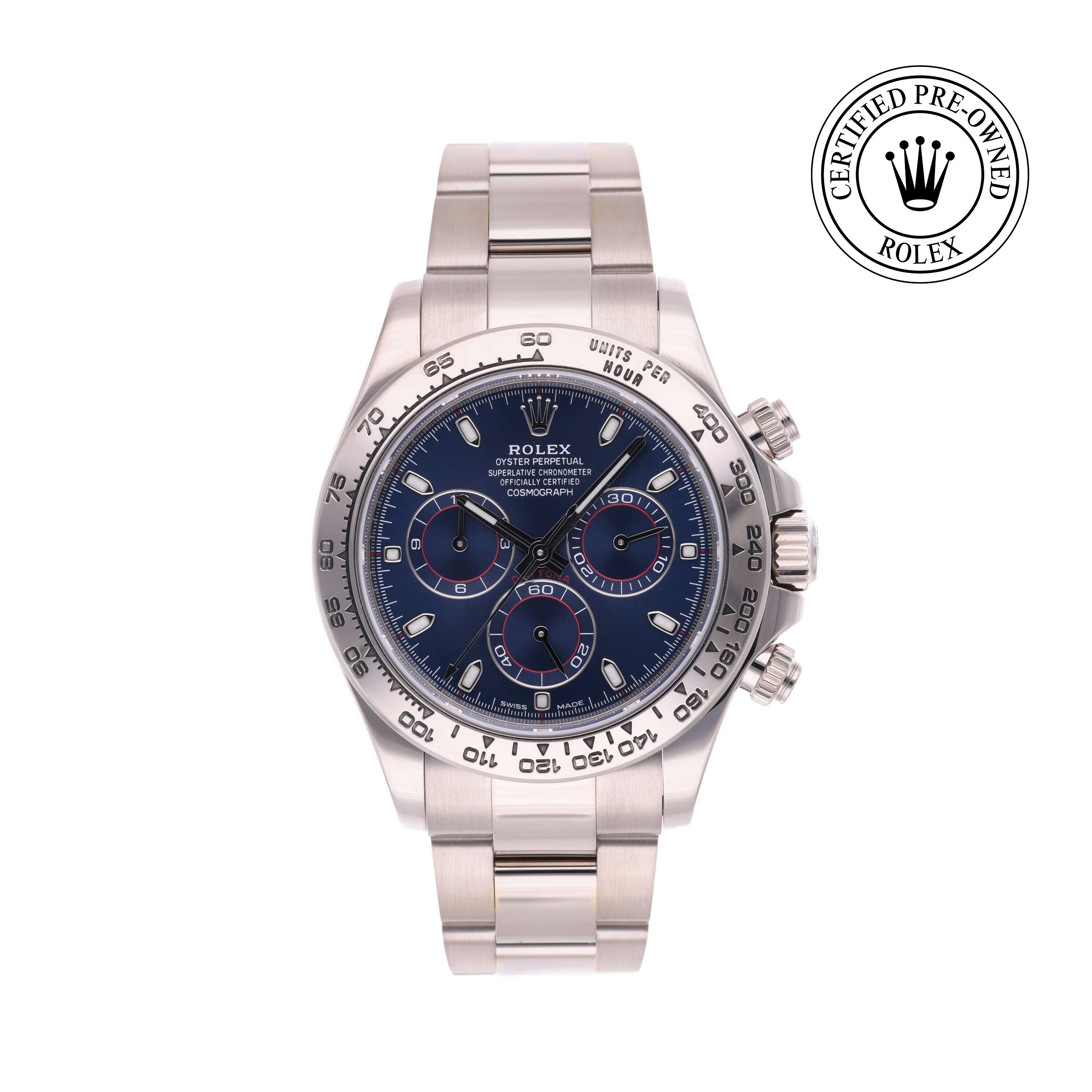 Rolex CPO Daytona M116509 front on white background