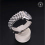 Rolex Certified Pre-owned Datejust M126234-0025 front on black background