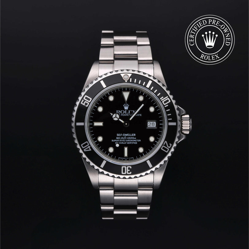 Rolex CPO Sea-Dweller M16600 front on white background