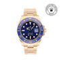 Rolex CPO Submariner M126618LB front on white background