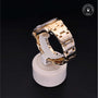 Rolex CPO Pearlmaster M18958BR front on white background