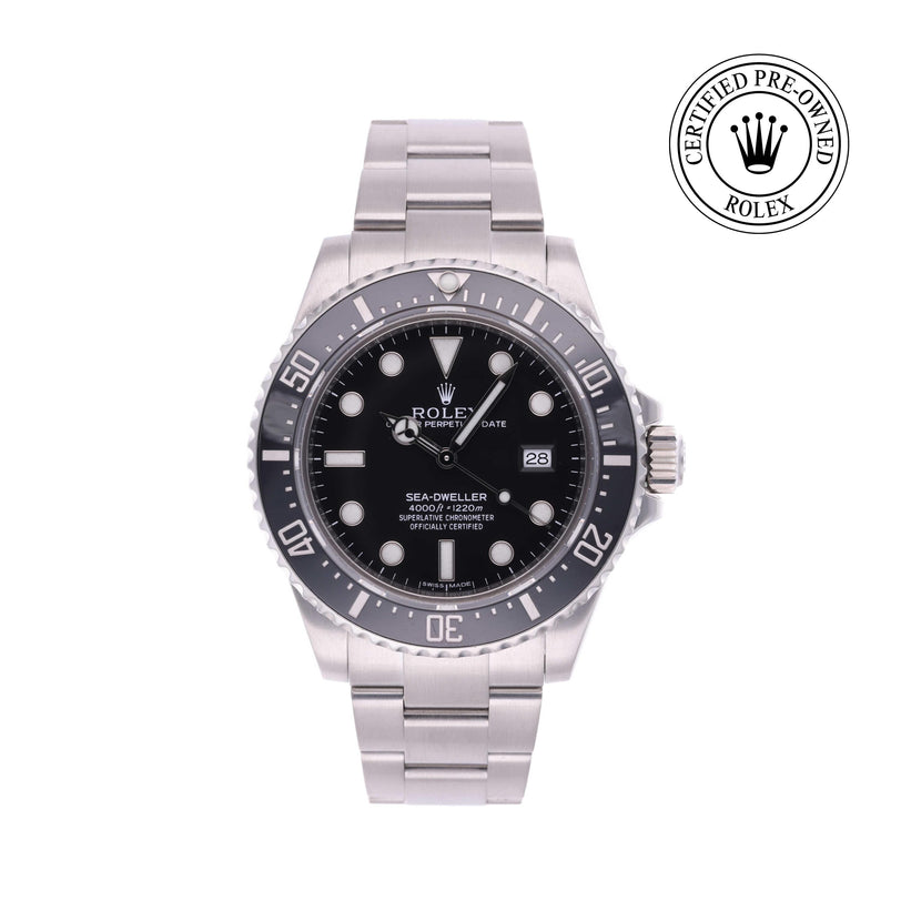 Rolex CPO Sea-Dweller M116600 front on white background