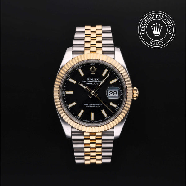 Rolex CPO Datejust M126333 front on white background