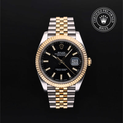 Rolex CPO Datejust M126333 front on white background