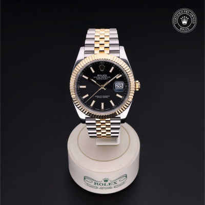 Rolex CPO Datejust M126333 front on white background