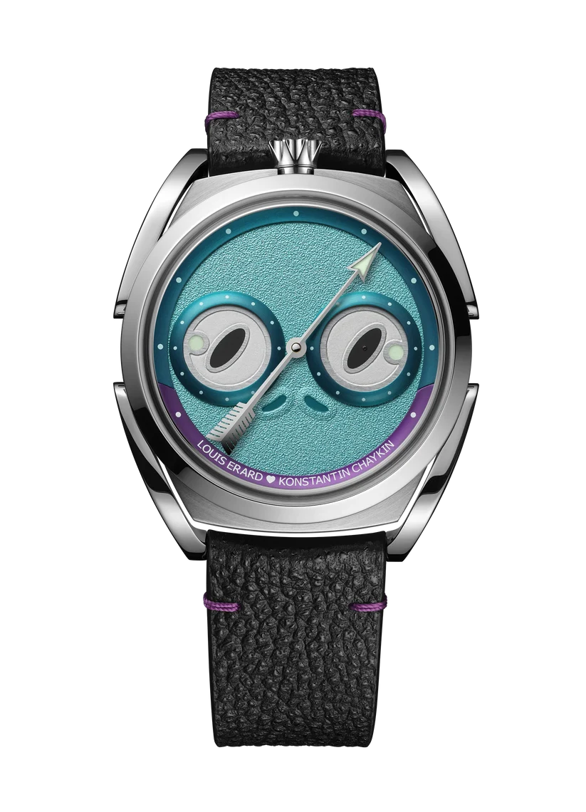 Louis Erard X Konstantin Chaykin Unfrogettable Turquoise Limited Edition | 40mm, Titanium