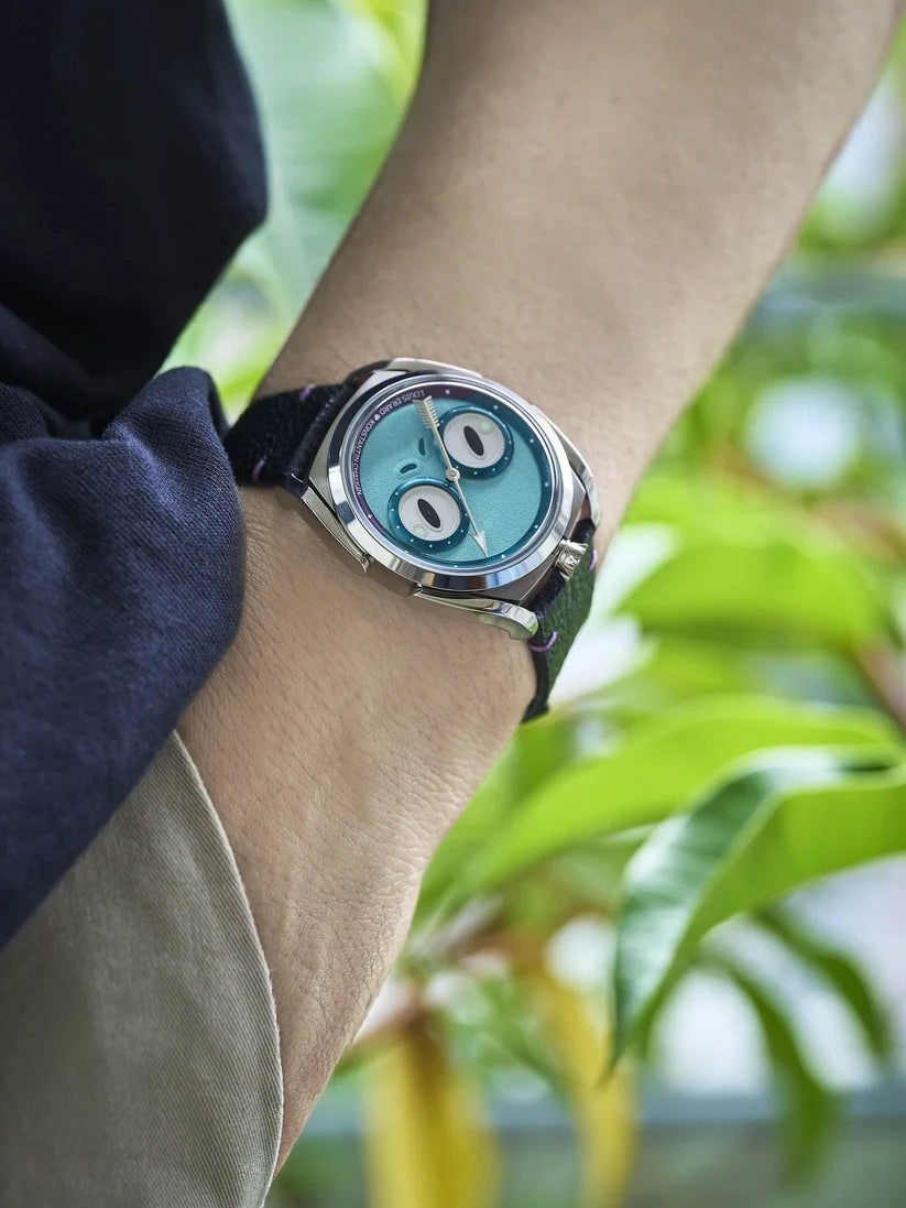 Louis Erard X Konstantin Chaykin Unfrogettable Turquoise Limited Edition | 40mm, Titanium