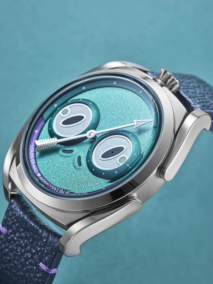 Louis Erard X Konstantin Chaykin Unfrogettable Turquoise Limited Edition | 40mm, Titanium