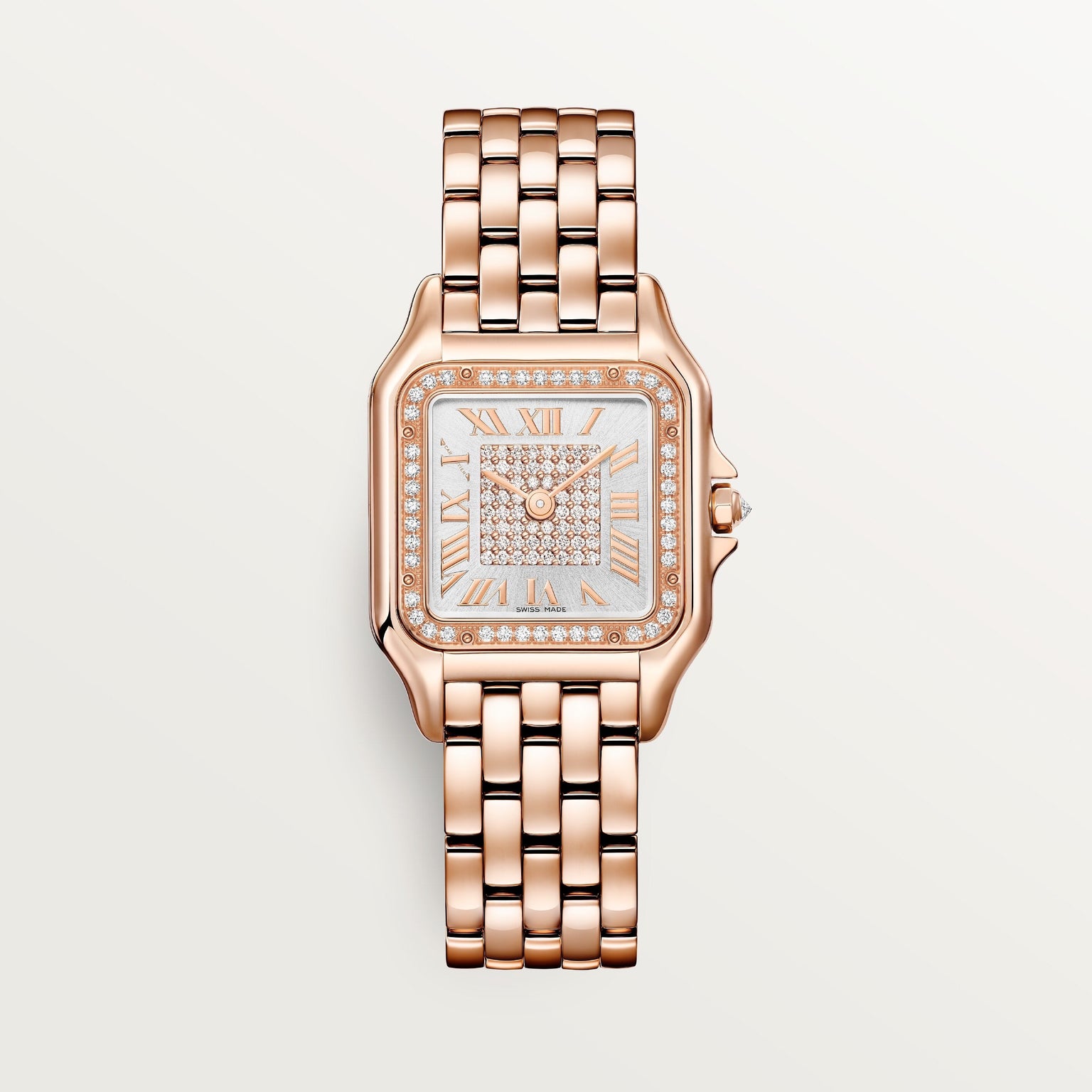 Cartier Panthère de Cartier Medium Model WJPN0092 front on white background