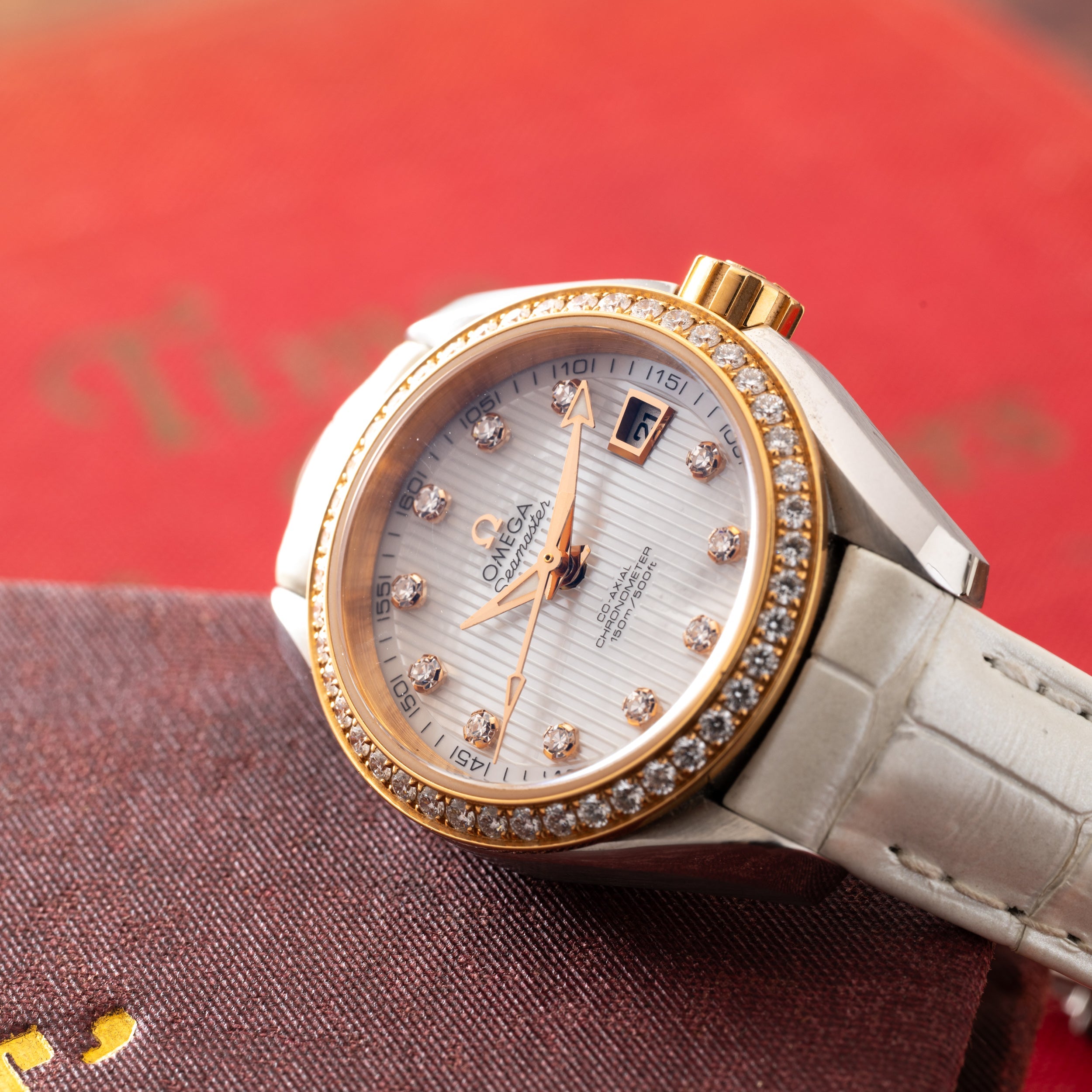 Omega Seamaster Aqua Terra Diamond Ladies