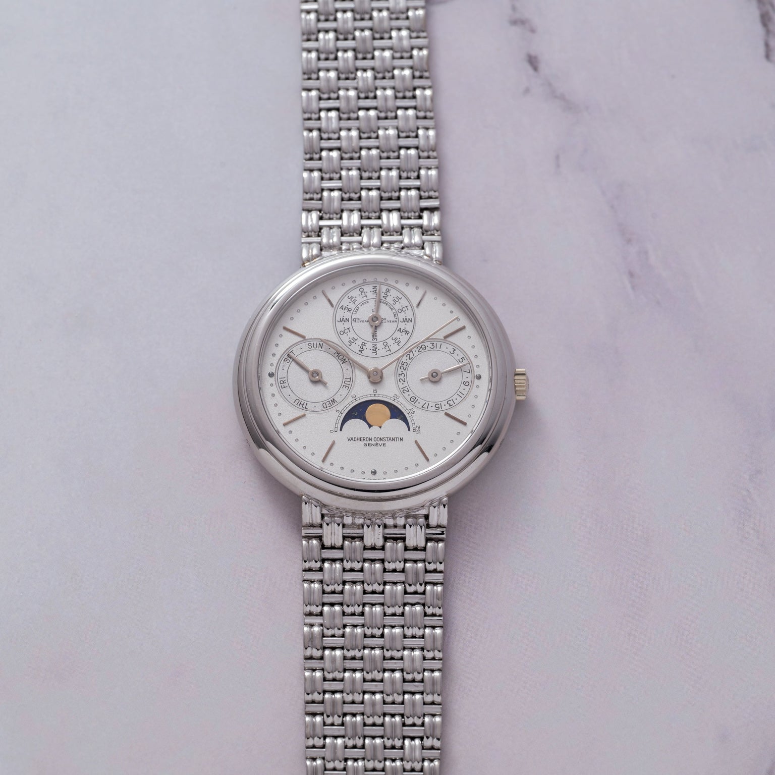 Vacheron Constantin 'Platinum' Perpetual Calendar Moonphase - Image 10