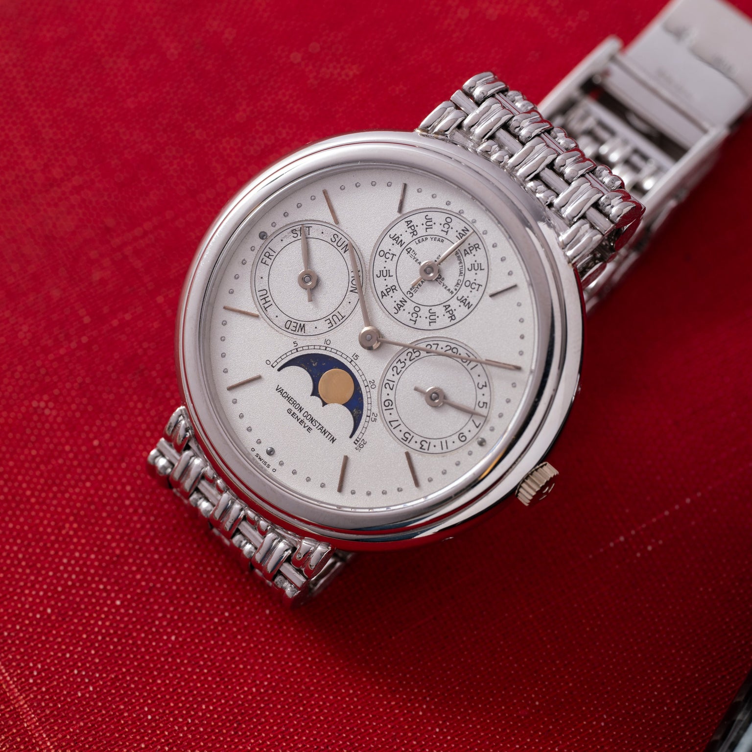Vacheron Constantin 'Platinum' Perpetual Calendar Moonphase - Image 8