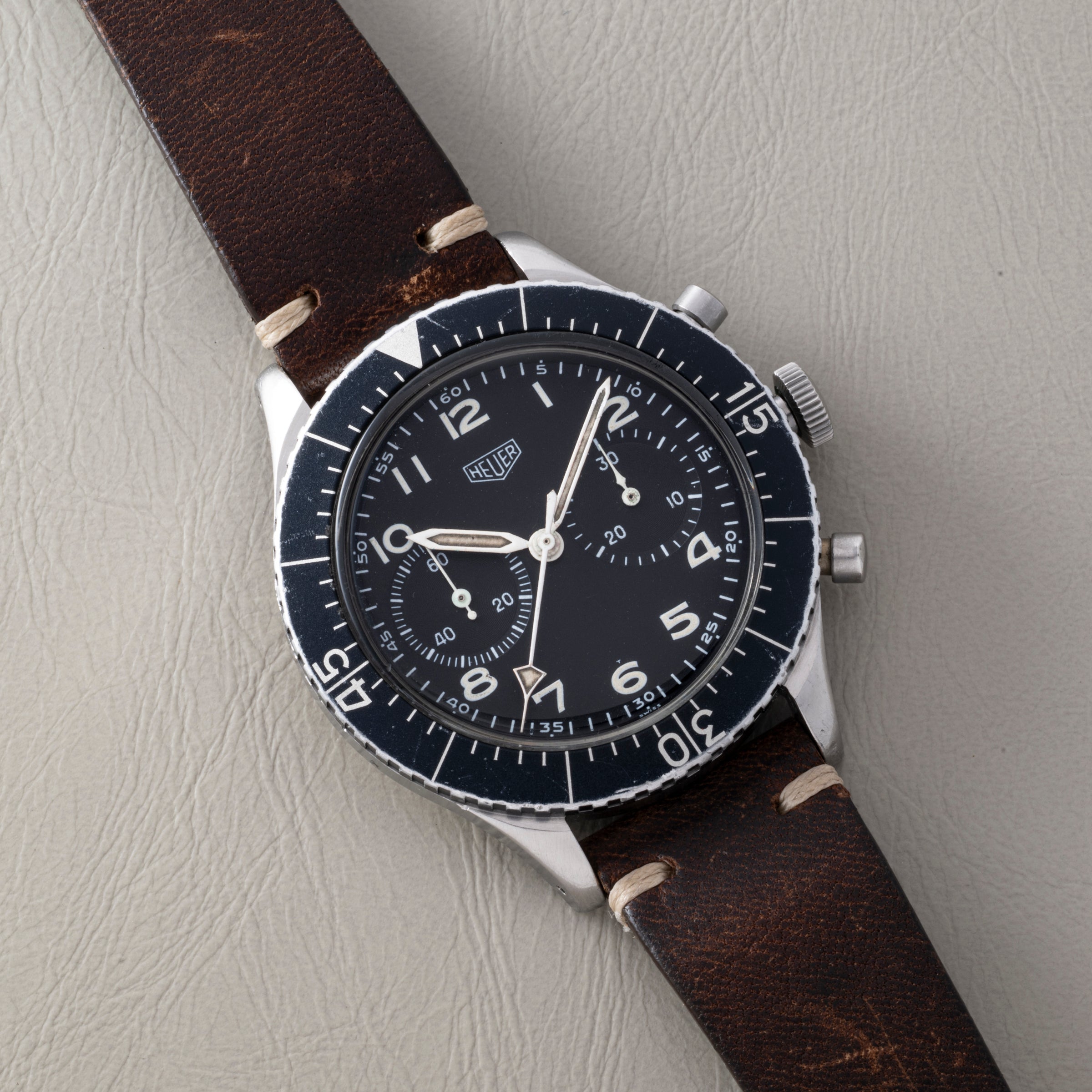 Heuer Bundeswehr Flyback Chronograph - Image 1