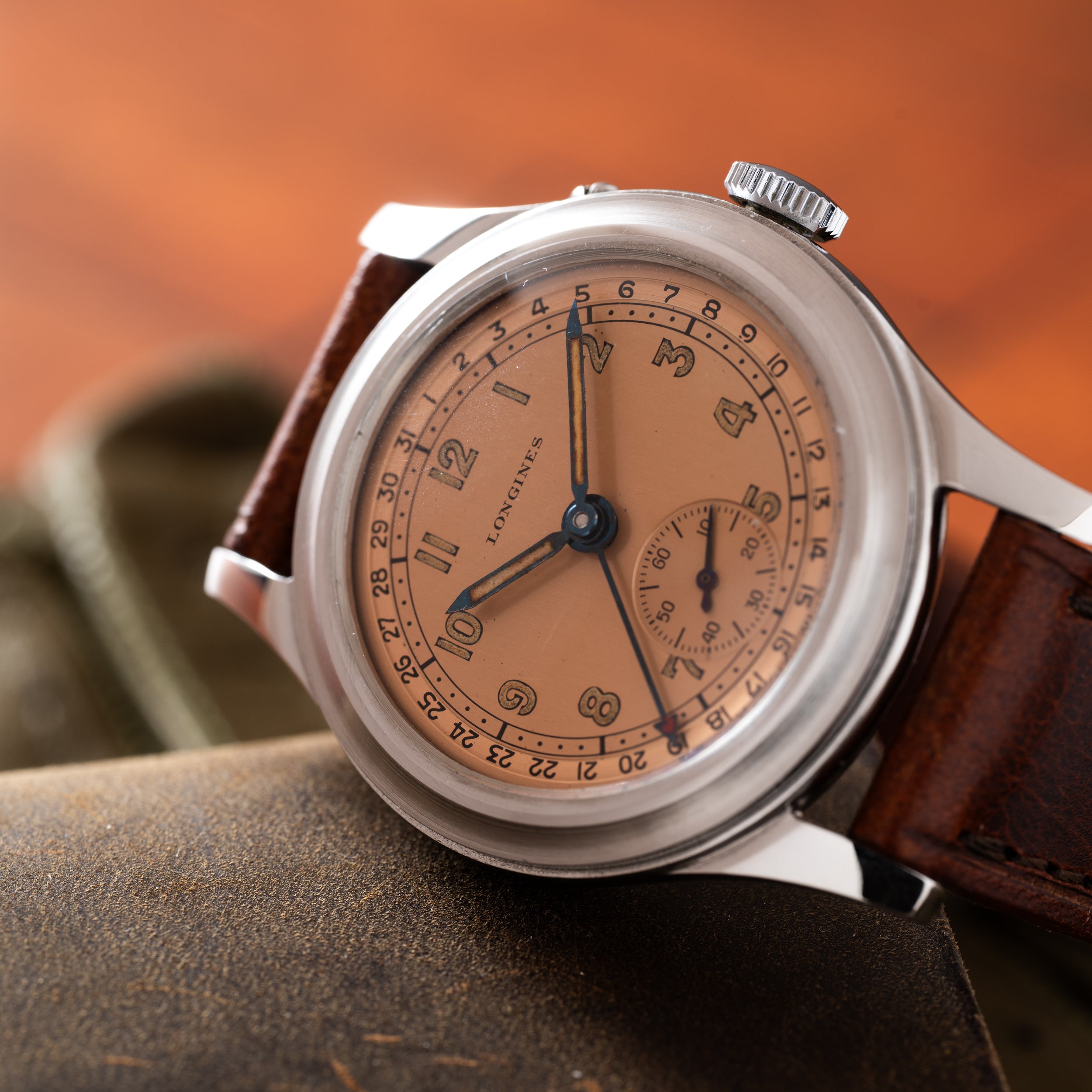 Longines 'Salmon' Pointer Date - Image 6