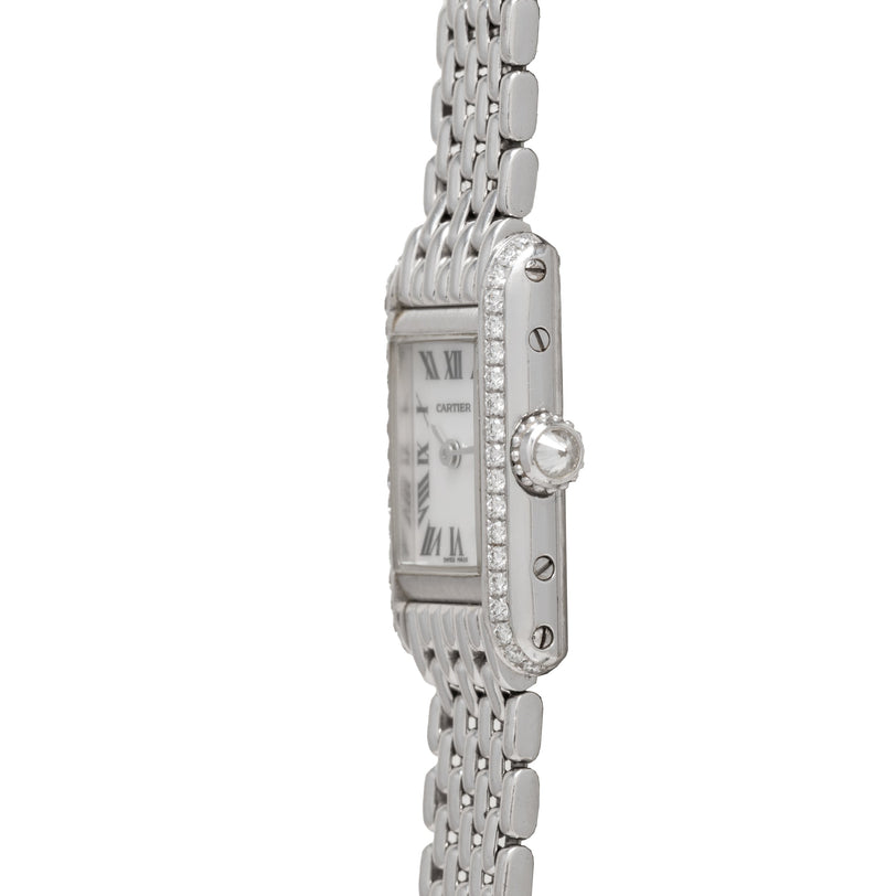 Cartier Tank Mini Diamonds 'MOP'