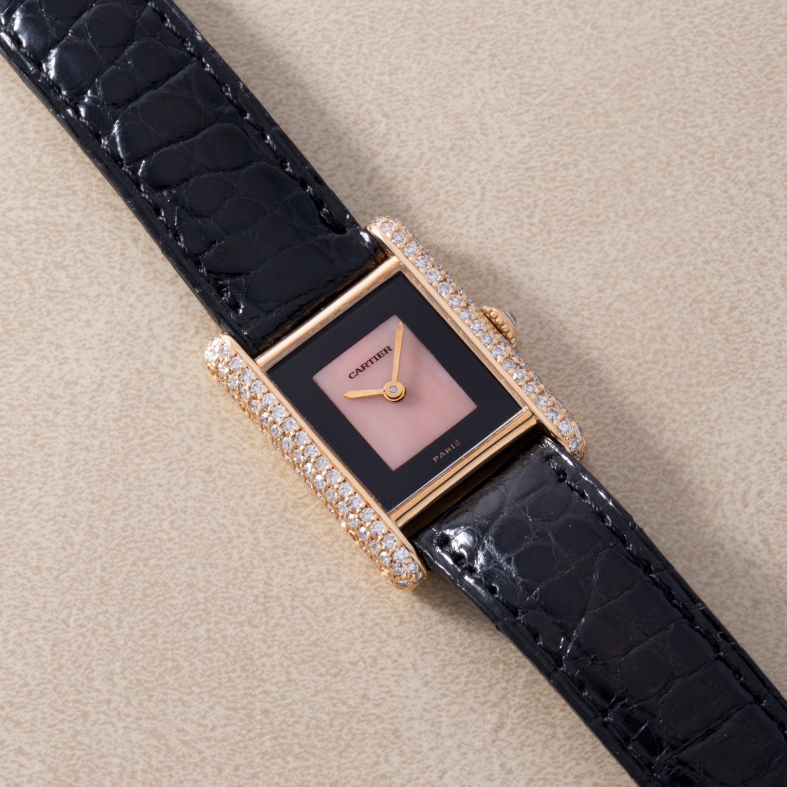 Cartier Tank ‘Onyx and Coral’ - Image 1