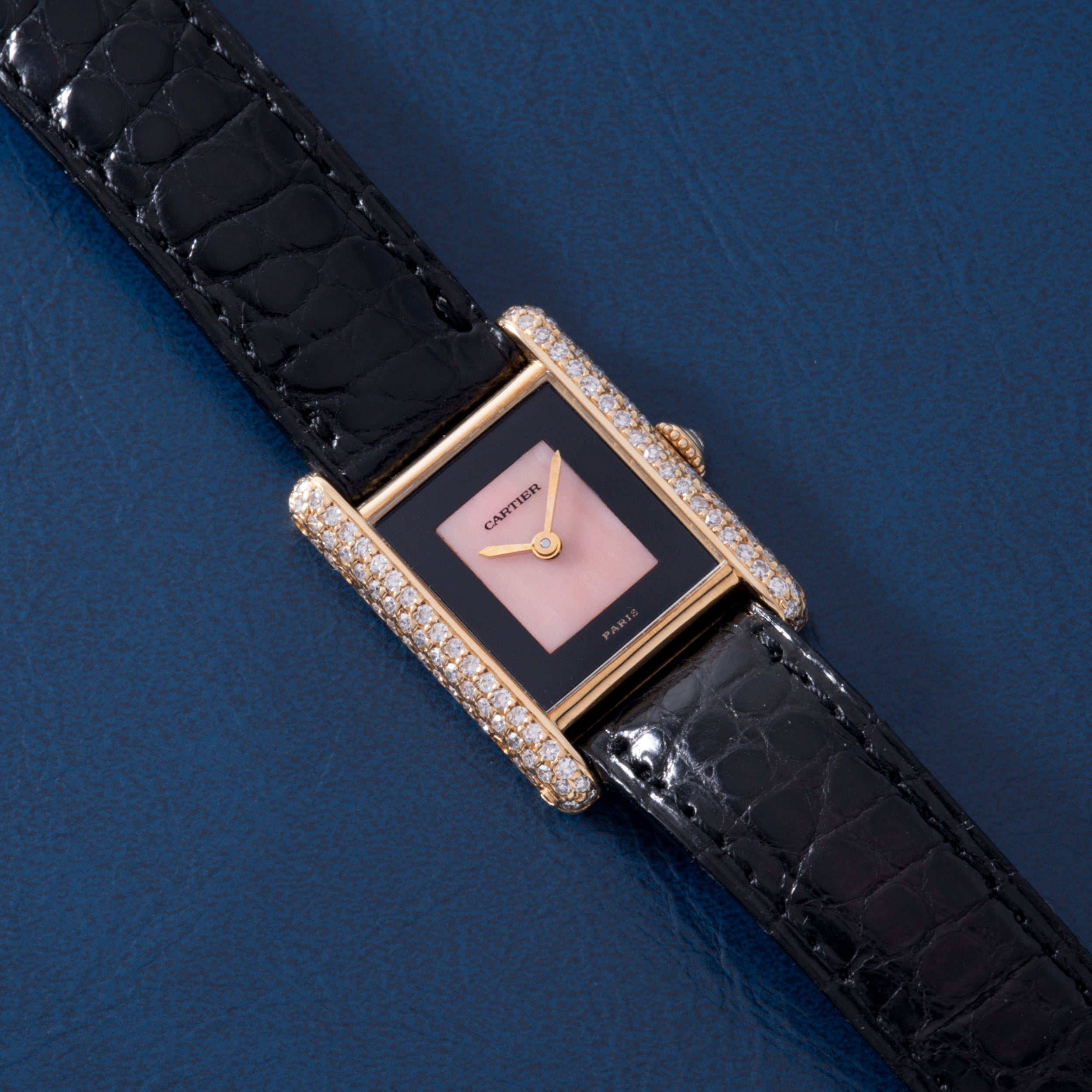 Cartier Tank ‘Onyx and Coral’ - Image 11
