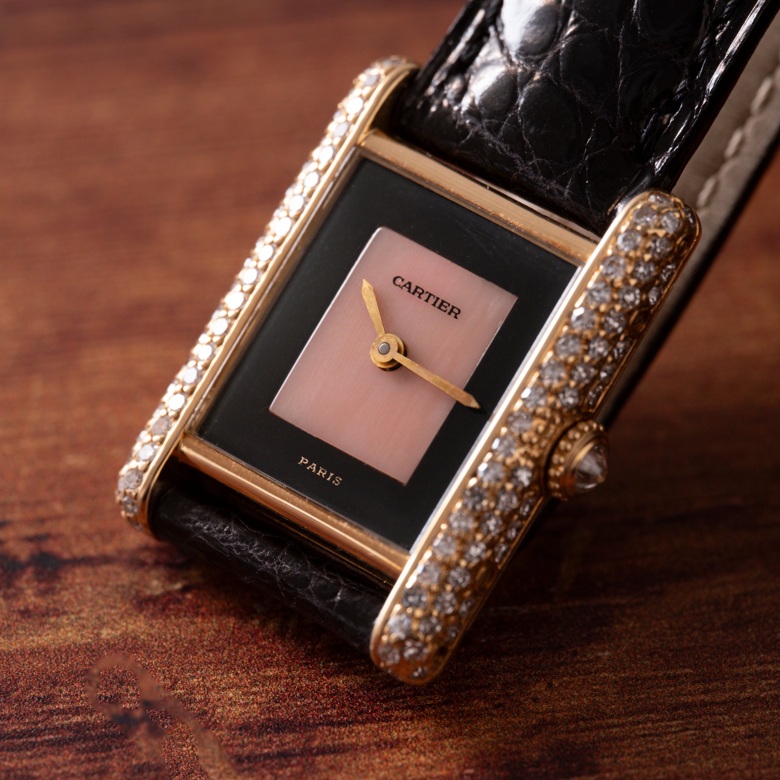 Cartier Tank ‘Onyx and Coral’ - Image 8