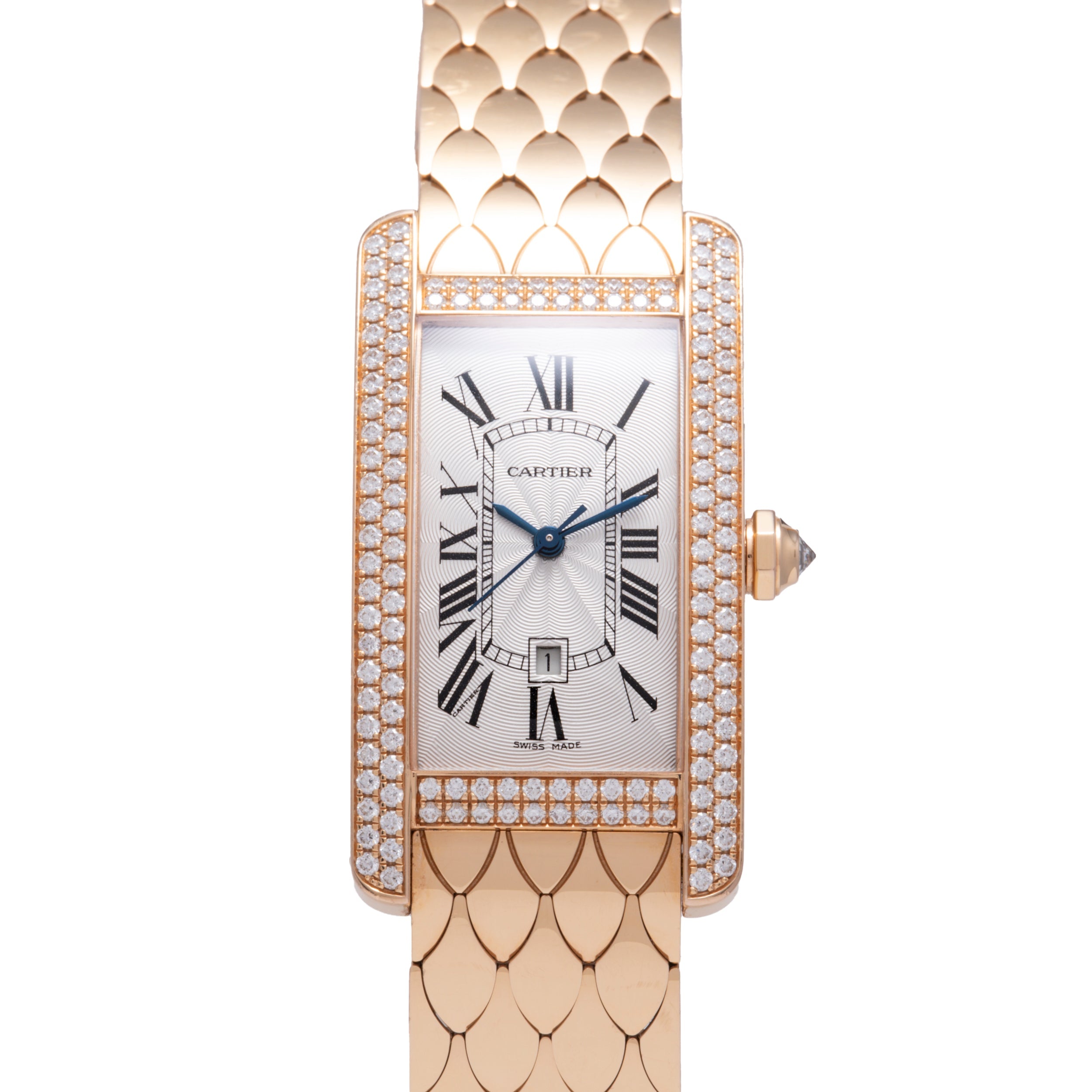 Cartier Tank Americaine Automatic Diamonds