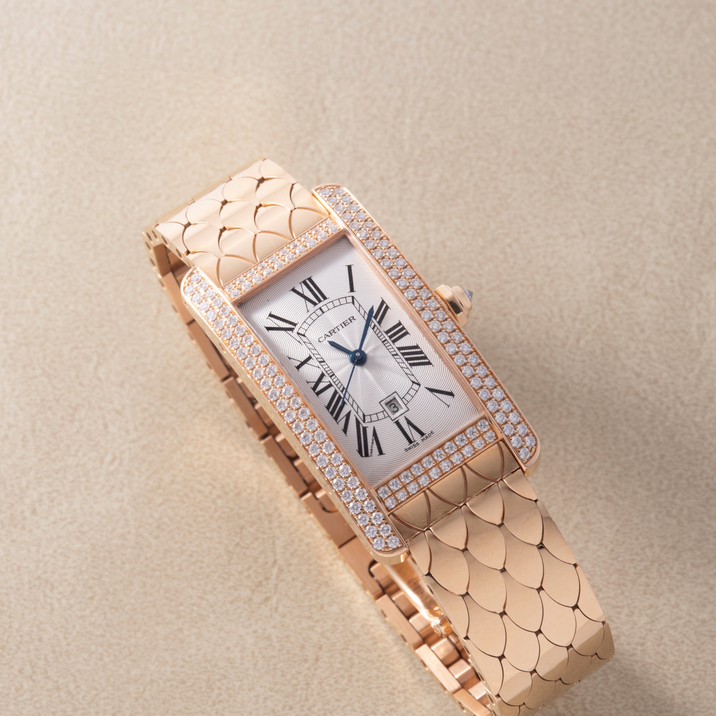 Cartier Tank Americaine Automatic Diamonds