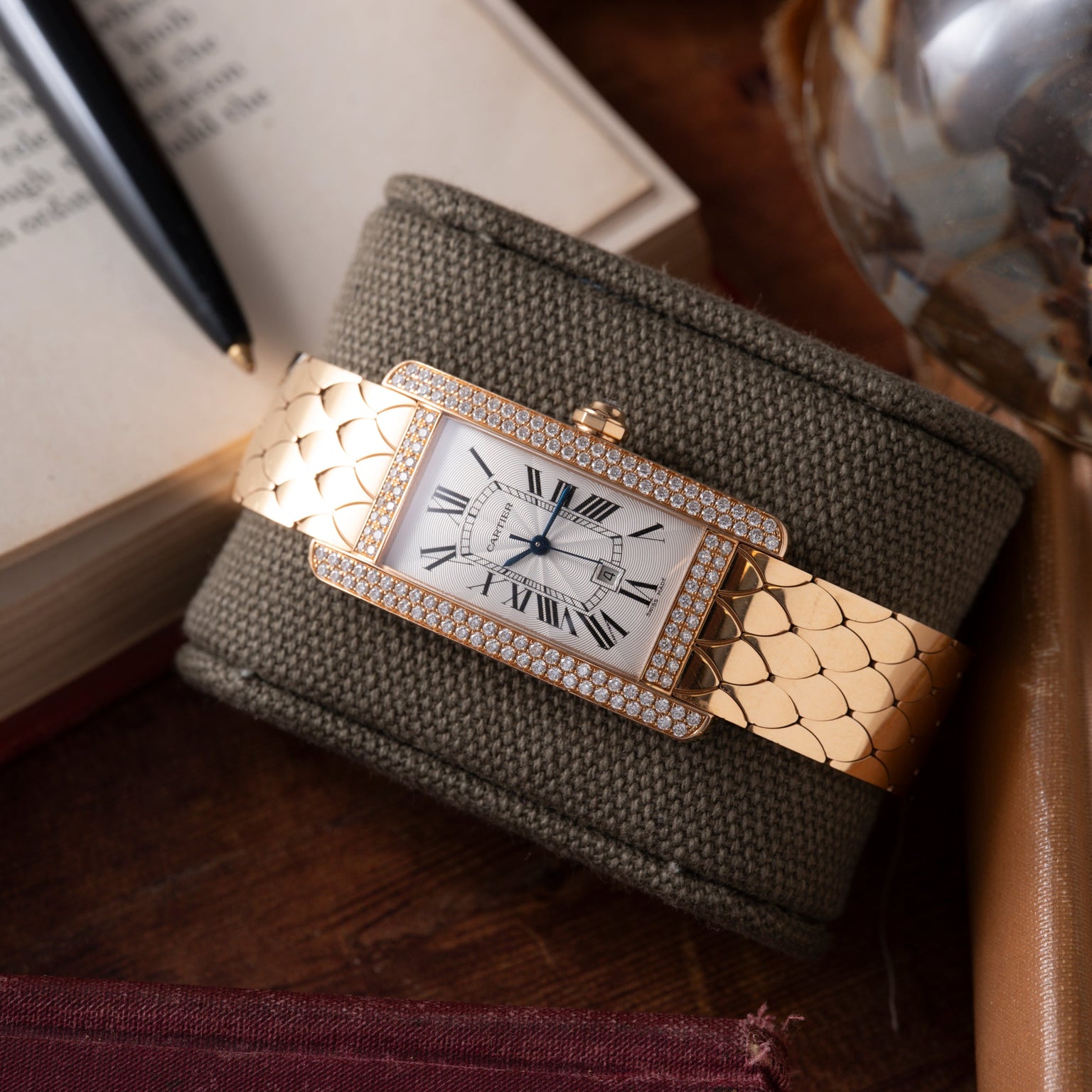 Cartier Tank Americaine Automatic Diamonds
