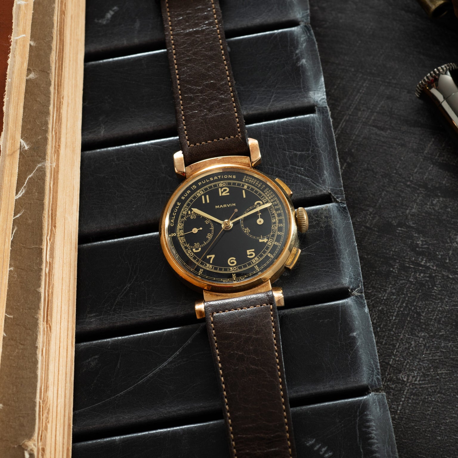 Marvin 'Hinged Lugs' Pulsations Chronograph