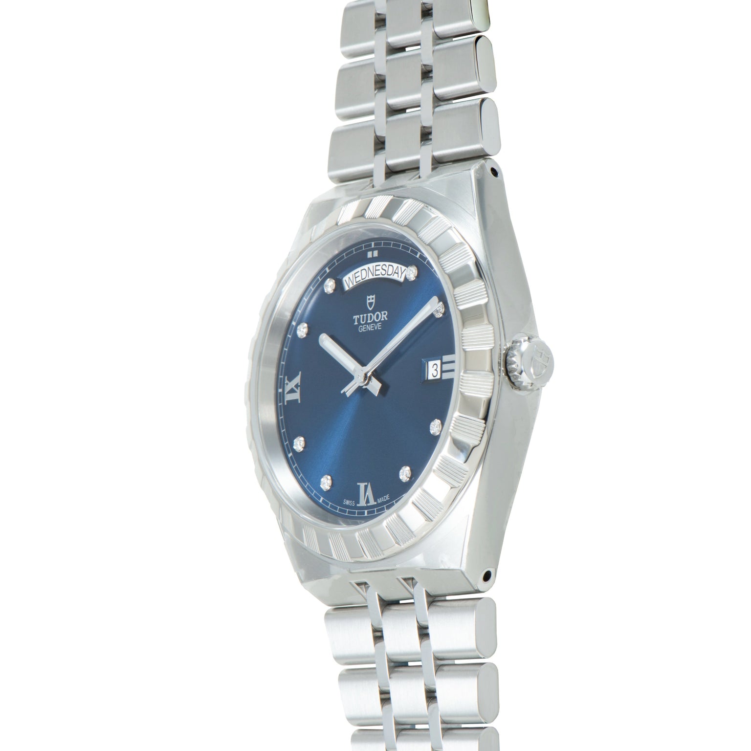 Royal | 39.7mm, Steel, Blue Dial