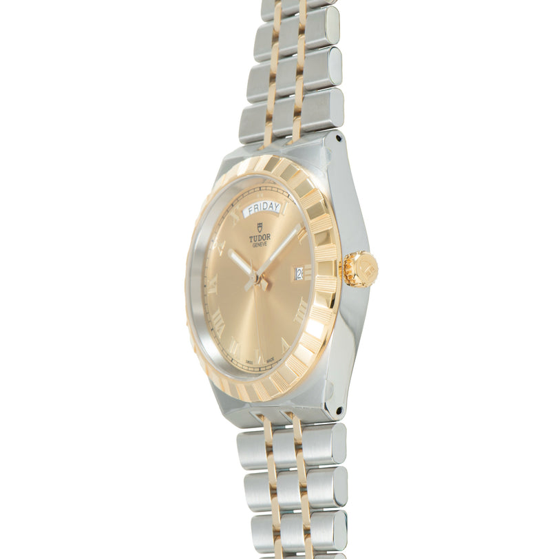 Royal | 39.5mm, Steel & Gold, Blue Dial